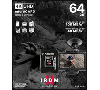 microSD 64GB CARD UHS I U3 + adapter - retail bliste - GR-M3AA-0640R12