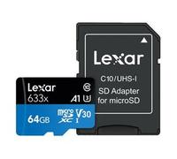 Lexar 633x 64 GB MicroSDXC UHS-I Classe 10 Lexar
