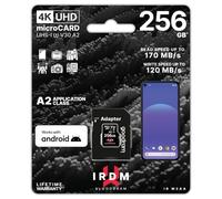 microSD IRDM by GOODRAM 256GB UHS I U3 A2 + adapter