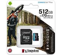 MicroSD Kingston 512GB XC 170R A2 U3 V30