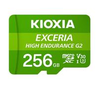MicroSD Kioxia Exceria 256 GB UHS-I V30 A1 alta resistenza adattatore SD