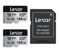 MicroSD Lexar 128GB Bipack silver A2 V30