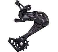 microSHIFT | Avvento - Deragliatore posteriore, 9 velocità, gabbia lunga, colore: nero