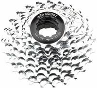 MicroSHIFT G10 Cassetta - 10 Velocità 11-25t Placcata In Cromo Argento Con Ragno