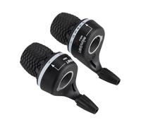 Microshift MTB Twist Leva del cambio a 6 velocità, colore: nero