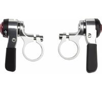microSHIFT Pollice Cambio Set 9-Speed Doppio/Tripla Shimano Compatibile Argento
