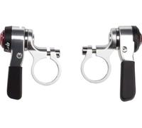 Microshift | Set di cambio pollice | 9 velocità | doppio/triplo | compatibile Shimano | argento