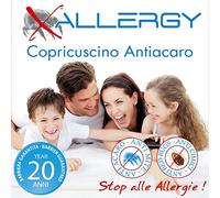 Microsilky® Copricuscino Antiacaro Junior cm. 60x40 in Microfibra Silk Touch Traspirante