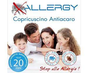 Microsilky® Copricuscino Antiacaro Junior cm. 60x40 in Microfibra Silk Touch Traspirante