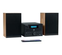 THOMSON MICRO SOUND SYSTEM BT RADIO FM/CD/MP3/USB BLACK WOOD FINISH MIC123BT