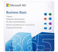Microsoft 365 Business Basic | Servizi cloud e app web | Abbonamento di 12 mesi | IT aziendale professionale