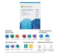 Microsoft Office 365 Business Standard Suite Office 1 licenza/e 1 anno/i