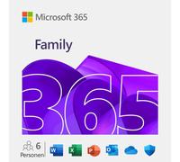 Microsoft Office 365 Family Suite Office 6 licenza/e Multilingua 1 anno/i