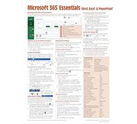 Microsoft 365 (Office 365) Essentials Quick Reference Guide - Windows Version (Cheat Sheet of Instructions, Tips & Shortcuts - Laminated Card)
