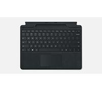 Microsoft 8X3-00002, Tastiera AZERTY francese retroilluminata con trackpad, Nero