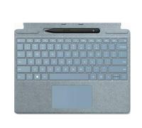 Microsoft 8XB-00197 tastiera per dispositivo mobile Microsoft Cover port Platino (Microsoft Surface Pro Signature Keyboa)