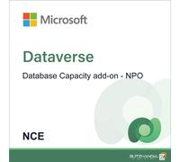 Microsoft Dataverse Database Capacity add-on - NPO (NCE)