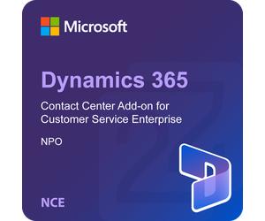 Microsoft Dynamics 365 Contact Center Add-on for Customer Service Enterprise - NPO (NCE)