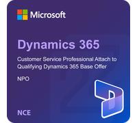 Microsoft Dynamics 365 Customer Service Pro Attach - Qualifying Dynamics 365 Base Offer - NPO (NCE)