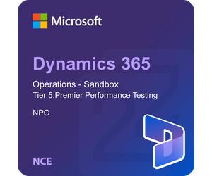 Microsoft Dynamics 365 Operations - Sandbox Tier 5:Premier Performance Testing - NPO (NCE)