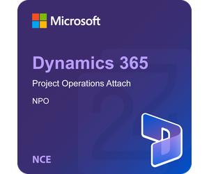 Microsoft Dynamics 365 Project Operations Attach - NPO (NCE)