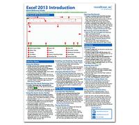 Microsoft Excel 2013 Introduction Quick Reference Training Guide (Cheat Sheet of Instructions, Tips & Shortcuts - Laminated Card) by TeachUcomp Inc. (2014-05-16)