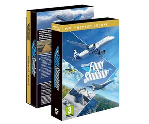 Microsoft Flight Simulator 2020 Premium Deluxe Edition (PC) - MSFS 2020 Simulatore di Volo Ultra-Realistico - 37.000+ Aeroporti, Meteo in Tempo Reale, Aerei e Aeroporti Esclusivi - Versione Francese