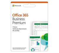 Microsoft Office 365 Business Premium Suite Office 1 licenza/e Tedesca 1 anno/i