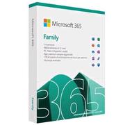 Microsoft Office 365 Family Suite Office 6 licenza/e Multilingua 1 anno/i