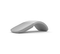 Microsoft, mouse ad arco grigio argento - NUOVO