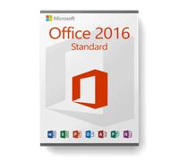 Microsoft Office 2016 Standard license for 3 PCs