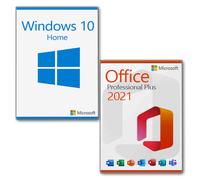 Microsoft Office 2021 Professional Plus + Microsoft Windows 10 Home