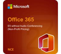 Microsoft Office 365 E5 without Audio Conferencing (Non-Profit Pricing) (NCE)