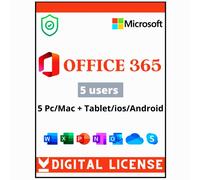 Microsoft Office 365 Personal Suite Office 1 licenza/e Multilingua 1 anno/i