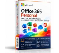 Microsoft Office 365 Personal - 1 Persona - 1 Anno - Fattura Italiana