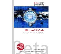 Microsoft P-Code: Microsoft, Machine Code, Visual C Plus Plus