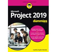 Cynthia Snyder Dionisio Microsoft Project 2019 For Dummies (Tascabile)