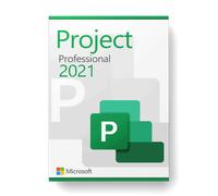 Microsoft Project 2021 Professional license for 3 PCs