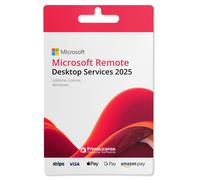 Microsoft Remote Desktop Services 2025 (RDS) - Numero CAL: 20, CAL: Utente