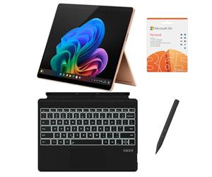 Microsoft Surface Pro 13" 3K 120Hz Touchscreen 2-in-1 Tablet Laptop, 10-Core Snapdragon 45 Tops NPU, 16GB RAM 1TB SSD, Tastiera retroilluminata, Pennino, MS 365, Batteria 14 ore, Copilot+, Win 11 Pro