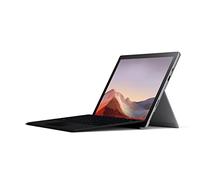 Microsoft Surface Pro 7 Exclusive Pack Laptop (Windows 10, touchscreen da 12,3", Intel Core i5, 8 GB di RAM, SSD da 128 GB) + Tastiera francese AZERTY Cover con tasti Nero + Surface Platinum Stylus