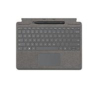 Microsoft Custodia e Penna per Surface Pro 8/X Alcantara Platino