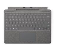 Microsoft Surface Pro Signature Keyboard - Tastatur - mit Beschleunigungsmesser, Touchpad, Surface Slim Pen 2 Ablage- und Ladeschale - QWERTZ - Deutsch - Platin - f?r Surface Pro 10, Pro 8, Pro 9, Pr