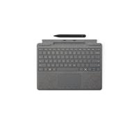 Microsoft Surface Pro Tastiera con penna sottile per aziende AZERTY Porta Microsoft Cover francese Platino - Nouvo