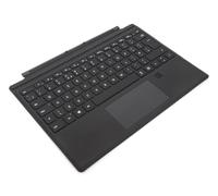 Microsoft Surface Pro Type Cover con lettore di impronte digitali (per Surface Pro 4-7) (QWERTY Inglese) Nero (Ricondizionato)