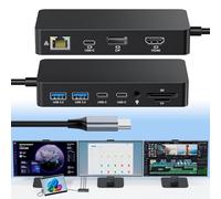 Microsoft Surface Thunderbolt 4 Dock 12-in-1 Triple Display Hub con HDMI 4K a 60Hz + USB-C + DisplayPort, Docking Station Surface Pro per Surface Pro 12/11/10/9/8/X/7+/7, Surface Laptop, Surface Go