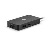 Microsoft SWV-00004 replicatore di porte e docking station per laptop USB 3.2 Gen 2 [3.1 Gen 2] Type-C Nero (USB-C Travel Hub DA/FI/NO/SV - Hdwr Black - Warranty: 12M) - Nouvo