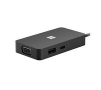 Microsoft USB-C Travel Hub Black adattatore grafico USB Nero