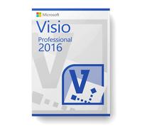 Microsoft Visio 2016 Professional license for 3 PCs