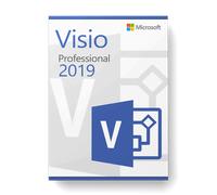 Microsoft Visio 2019 Professional license for 3 PCs